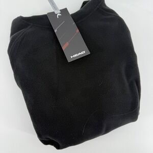 HEAD HEW243TL15002‎ Astir Cozy Hoodie Black Fleece Pullover Size M